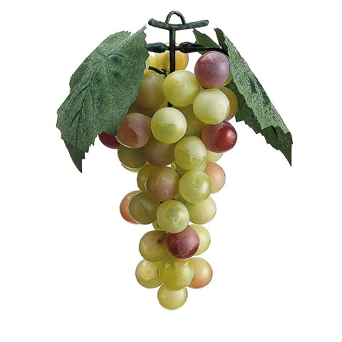 Realistico Fotografia artificiale Uva Grapes simulato artificiale realistica Fruit Decoration Prop per la casa festa 10PCS 36 Grapes 