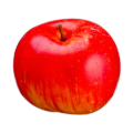 2.5 Inch Weighted Faux Lady Apple Red