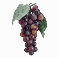 7 Inch Faux Grape x51 Two Tone Burgundy