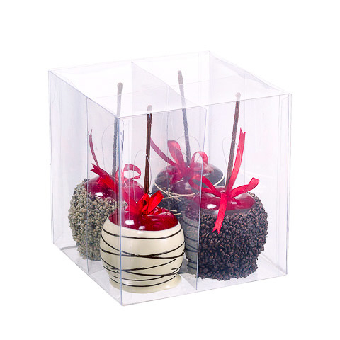 6.7 Inch H x 6.5 Inch W x 6.5 Inch L Assorted Faux Candy Apple with Hanger (4 Per/Box)