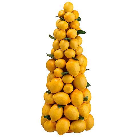 18.5 Inch Lemon Topiary