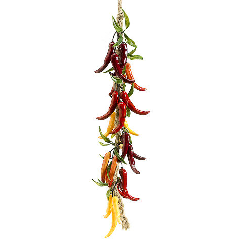 26 Inch Artificial Chili Pepper String Multiple Color