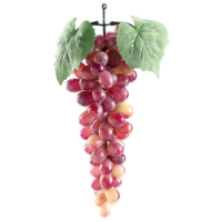 10 Inch Lady Finger Artificial Grape x90 Rose Green