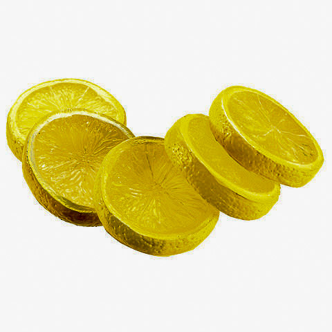 2 Inch Artificial Lemon Slices (5 Per/Bag)