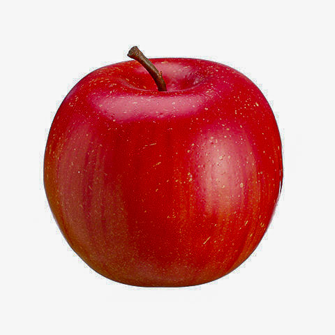 2.9 Inch Weighted Faux Apple Red