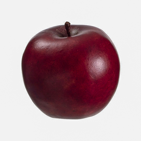 3.3 Inch Weighted Faux Apple Red