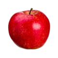 3 Inch Weighted Fake Apple Two Tone Red