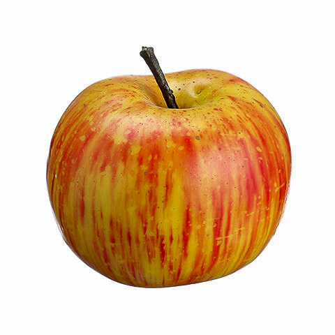 2.5 Inch Weighted Artificial Lady Apple Red Green