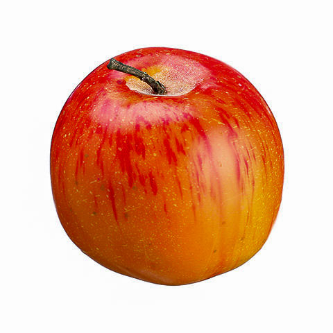 3 Inch Weighted Fake Apple Two Tone Red