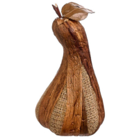 8.5 Inch Weighted Burlap Fake Gourd