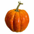 6.5 Inch Weighted Faux Pumpkin Orange