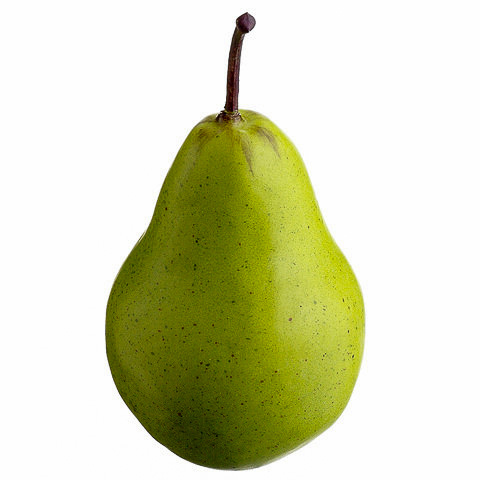 3.75 Inch Weighted Fake Pear Green