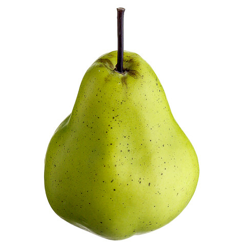 5 Inch Weighted Fake Pear Green