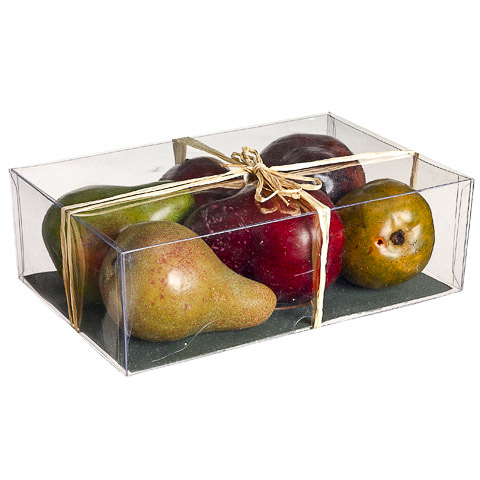 Assorted Weighted Artificial Pear in Box (6 Per/Box)