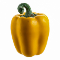 3.5 Inch Weighted Artificial Bell Pepper Yellow
