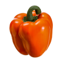 3.5 Inch Weighted Artificial Bell Pepper Orange