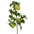 35 Inch Artificial Apple Branch Green