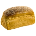 4 Inch H x 7 Inch L Sesame Seed Fake Bread Loaf Light Brown