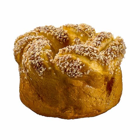 5.5 Inch D x 3.5 Inch H Soft-Touch Twist Fake Bread with Sesame