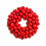 24 Inch Faux Apple Wreath Red