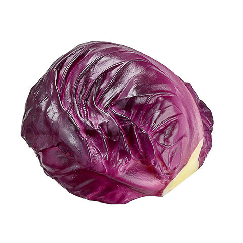 4.5 Inch Half Faux Cabbage Purple