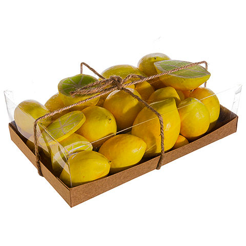 Assorted Faux Lemon (34 Per/Box)