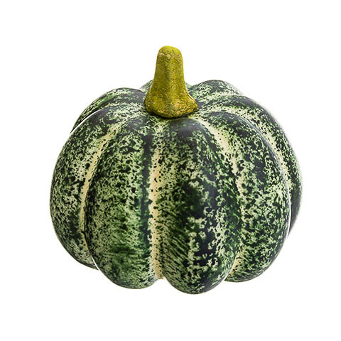 3.5 Inch Faux Pumpkin Green