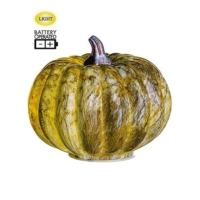 5.25 Inch Battery Operated Decorative Pumpkin With Light