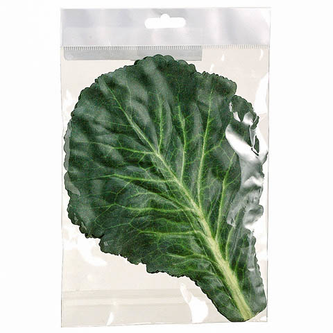 11 Inch Silk Cabbage Leaf (5 Per/Bag)