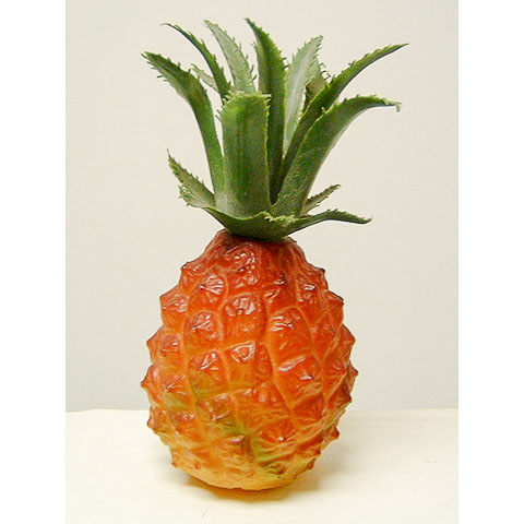 5.5 Inch Soft Plastic Faux Pineapple Natural